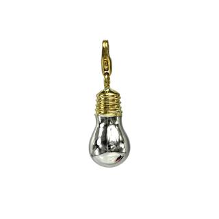 Gold Light Bulb Charm