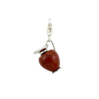 Oinoche Style Greek Red Jasper Vase Charm